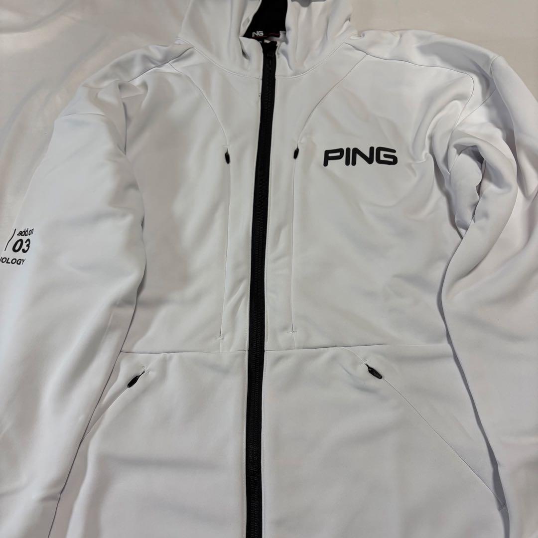 新品 PING ピン アドエルム コンパクトニット フーディー　パーカー L