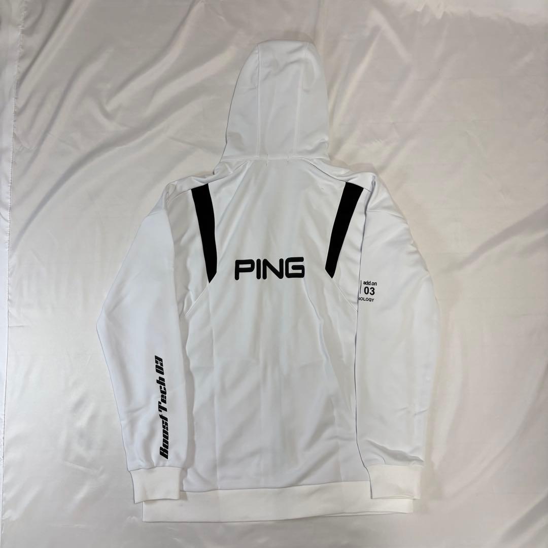 新品 PING ピン アドエルム コンパクトニット フーディー　パーカー L