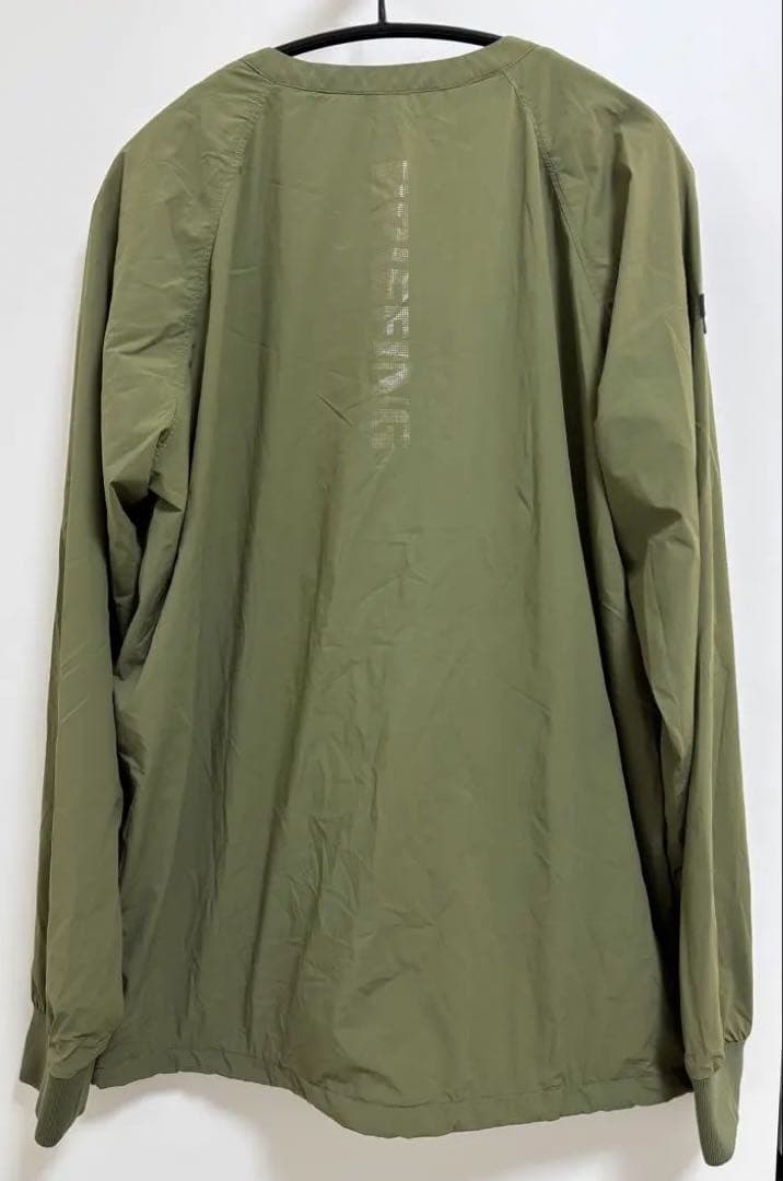 BRIEFING MS WIND PULLOVER カーキ L