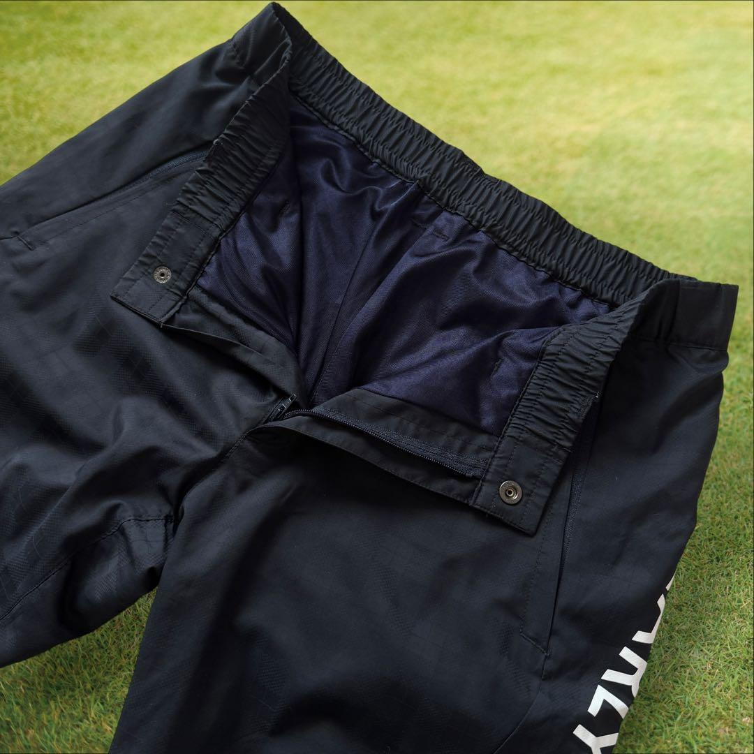 美品　パーリーゲイツ　パンツ　黒　ブラック　チェック　4 M〜L相当　防寒　蓄熱