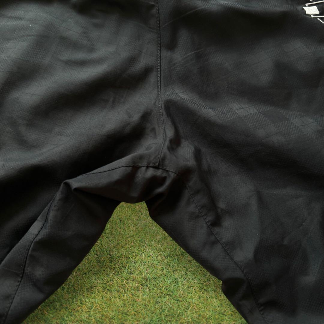 美品　パーリーゲイツ　パンツ　黒　ブラック　チェック　4 M〜L相当　防寒　蓄熱