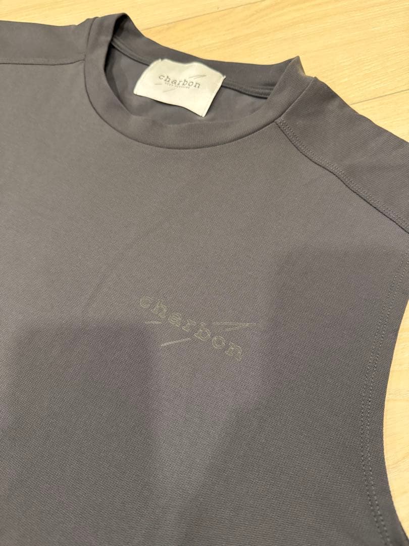 ち*ラ様 Charbon DRY SMOOTH NO SLEEVE T-SHIR