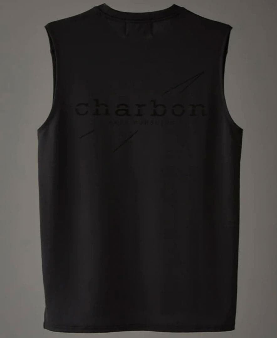 ち*ラ様 Charbon DRY SMOOTH NO SLEEVE T-SHIR