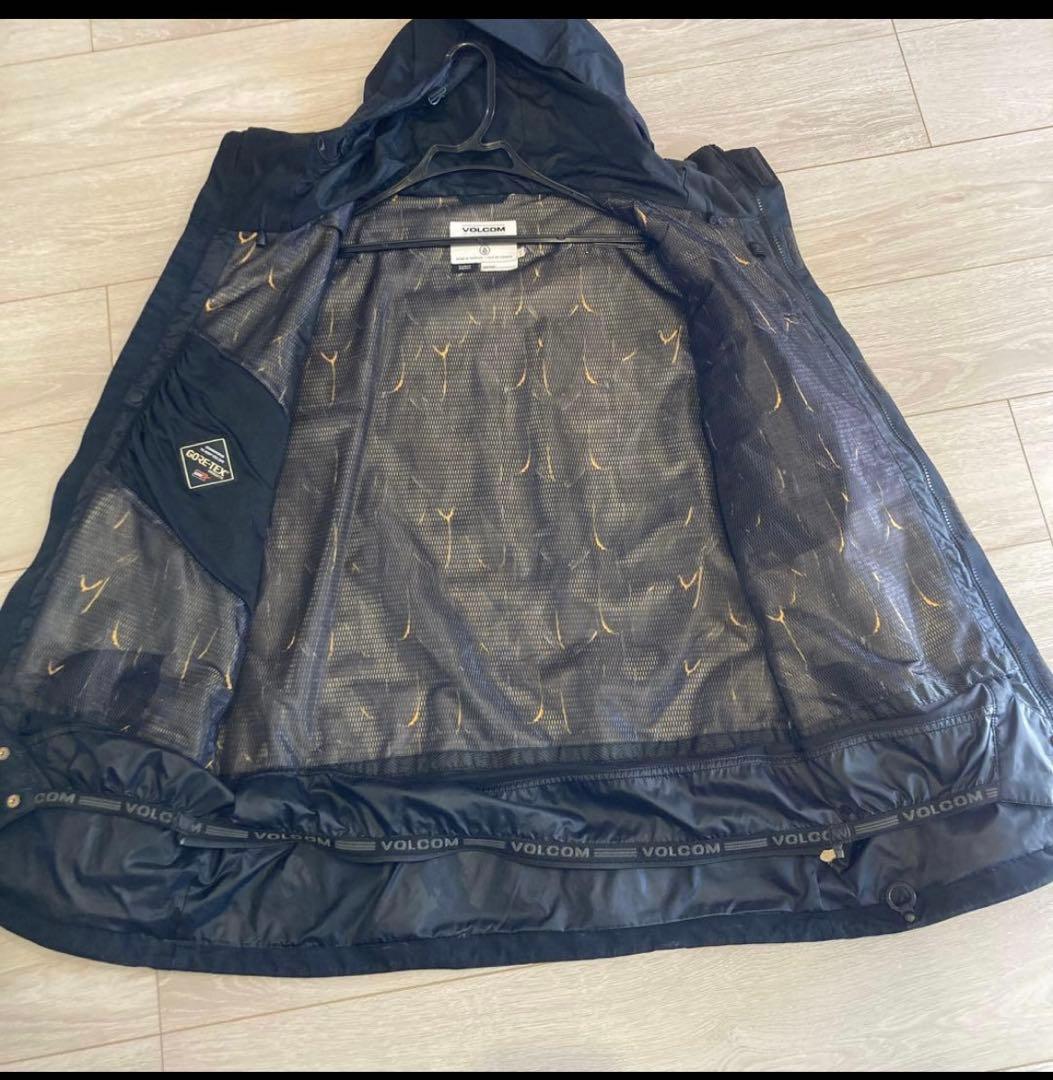 VOLCOM スノーボードジャケット M ブラック ゴアテックス