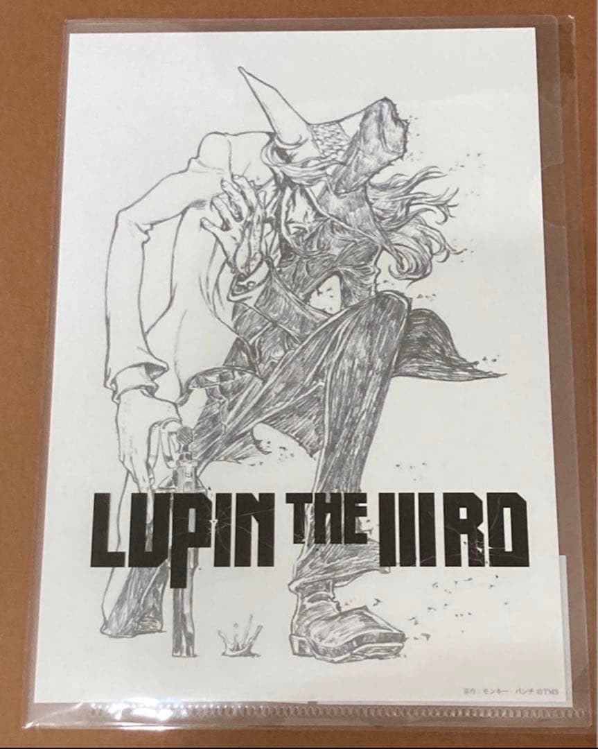 【新品】ルパン三世 鉛筆画アートプリント2 全5種コンプリートセット 小池健