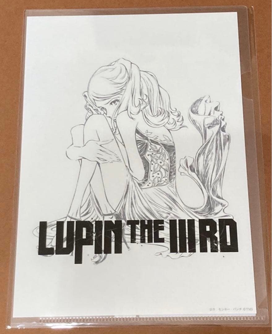 【新品】ルパン三世 鉛筆画アートプリント2 全5種コンプリートセット 小池健