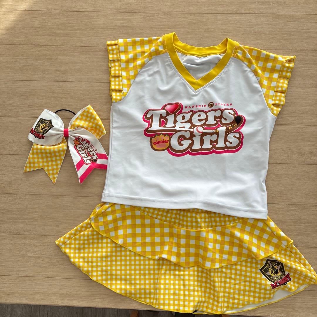Tigers Girls チアリーディングウェア 3点セット　150cm