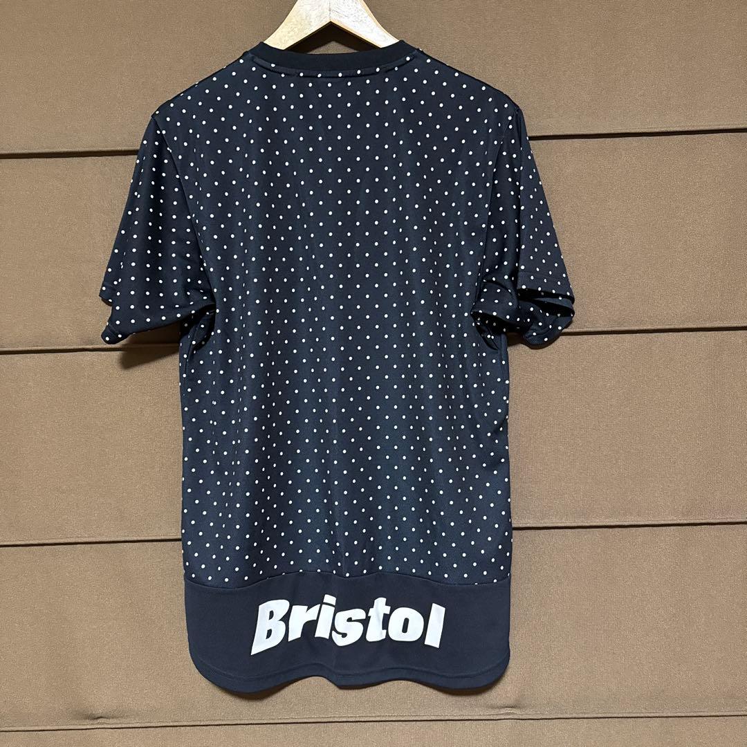 Bristol ドット柄 半袖Tシャツ L ブラック