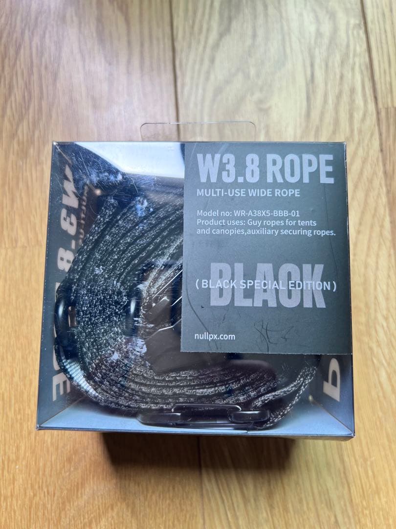 nullpixel W3.8 ROPE レッド×ブラック、開封済み未使用品