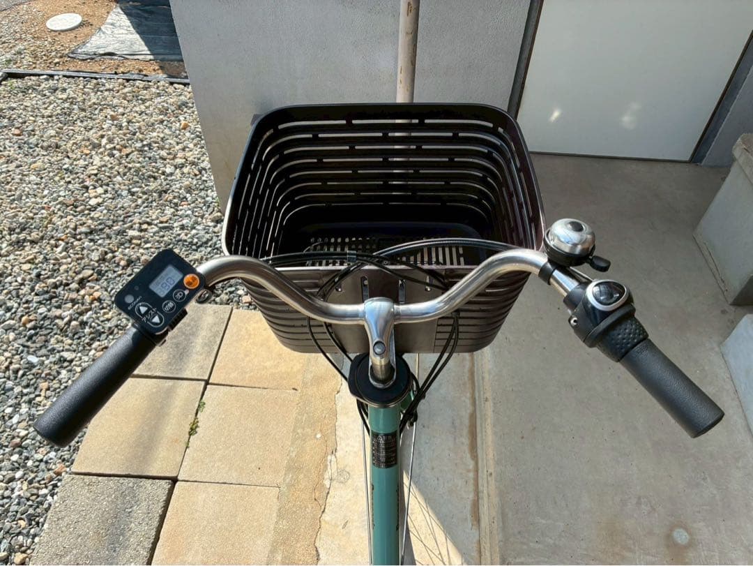 電動自転車　№8773 パナソニック ビビDX 26インチ グリーン