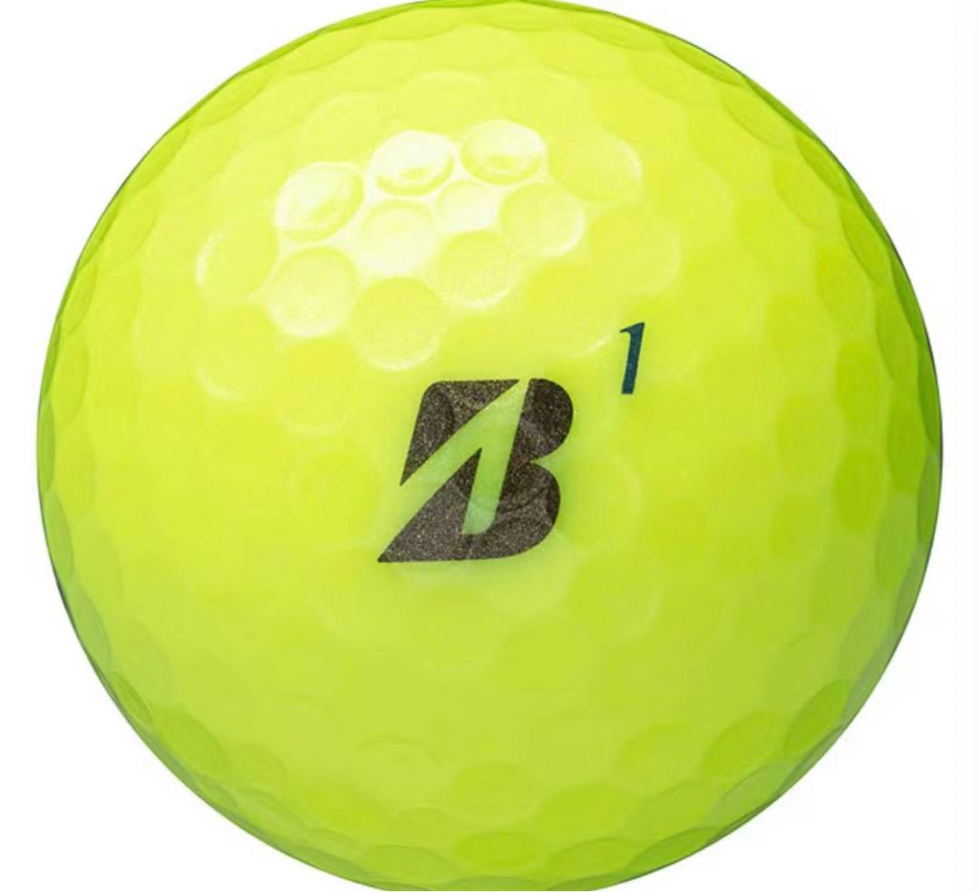 新品2026年NEWブリヂストンTOUR B XS　イエロー1ダース（12球）