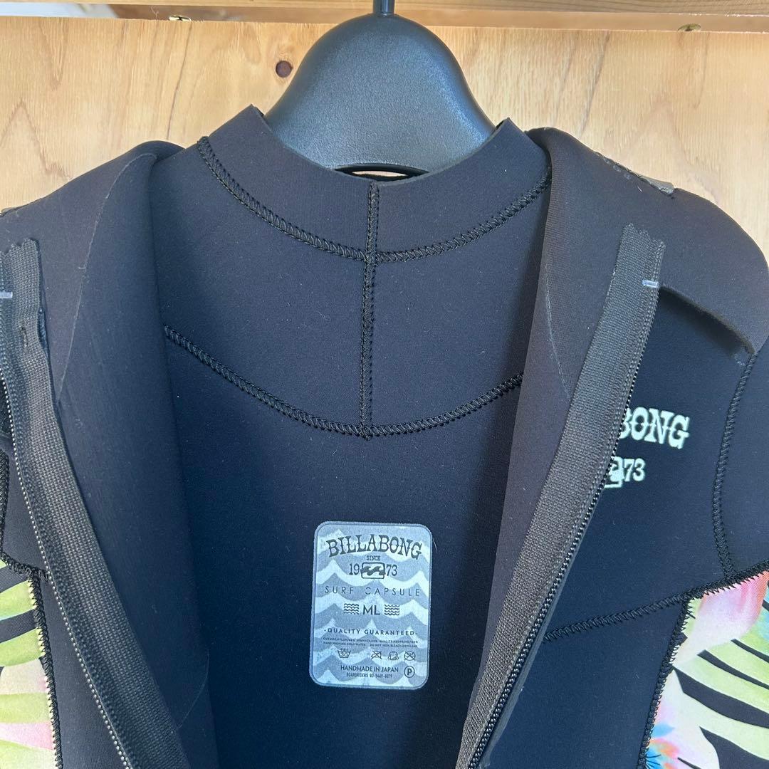 新品　 BILLABONG ビラボン フルスーツ ジャーフル　バックジップ　ML