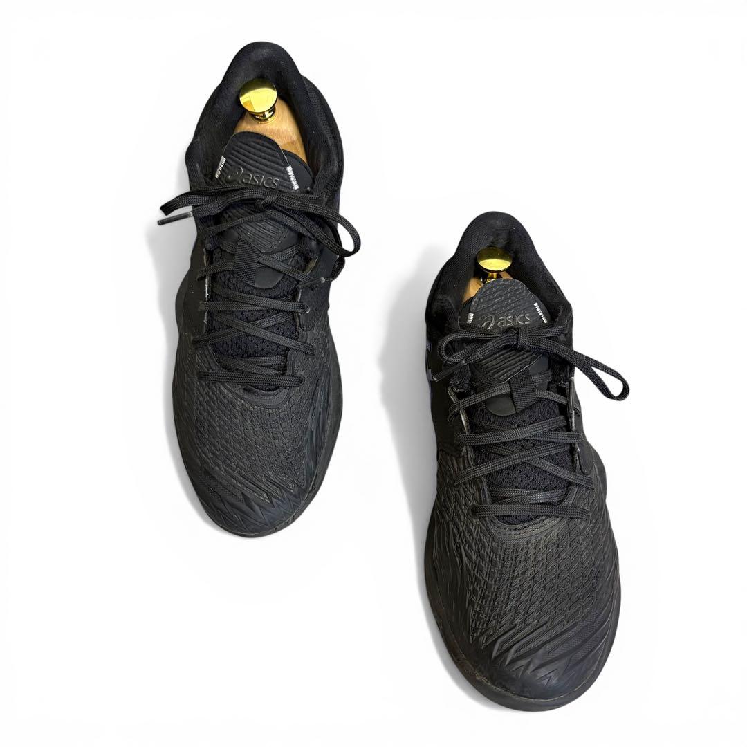 asics■アンプレアルスロー■バスケットボールシューズ■ブラック★26cm