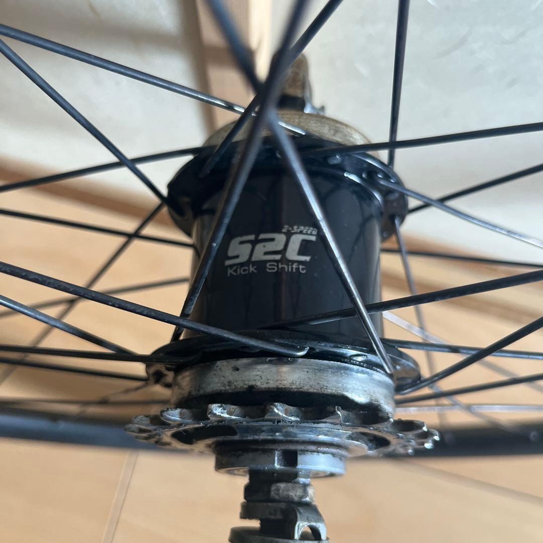 Sturmey Archer S2Cハブ H PLUS SONリム付き