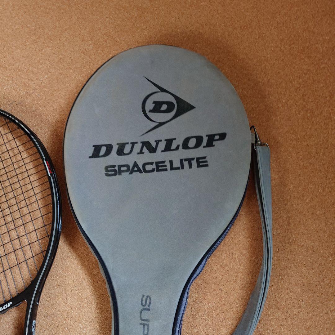 DUNLOP SPACELITE スーパーサイズラケットと木製ラケットセット