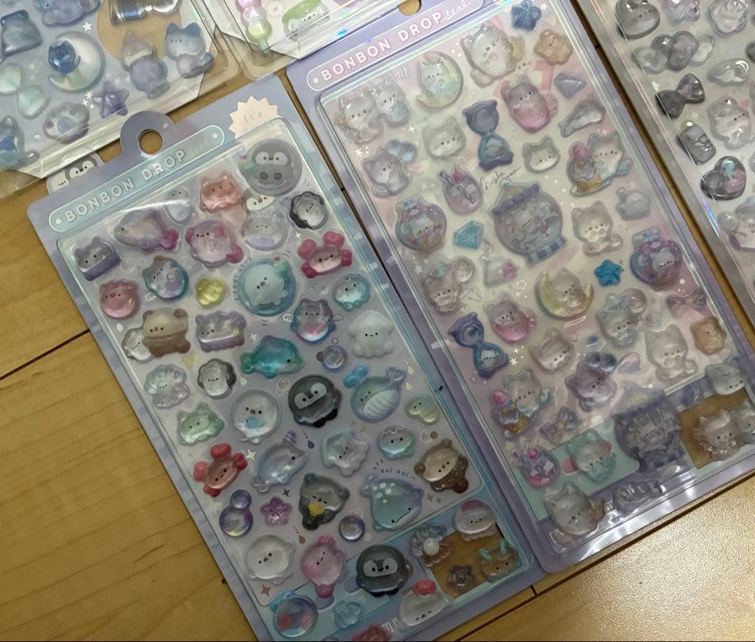 【本日限定価格】ボンボンドロップシール うるちゅるポップシールまとめ売り30枚