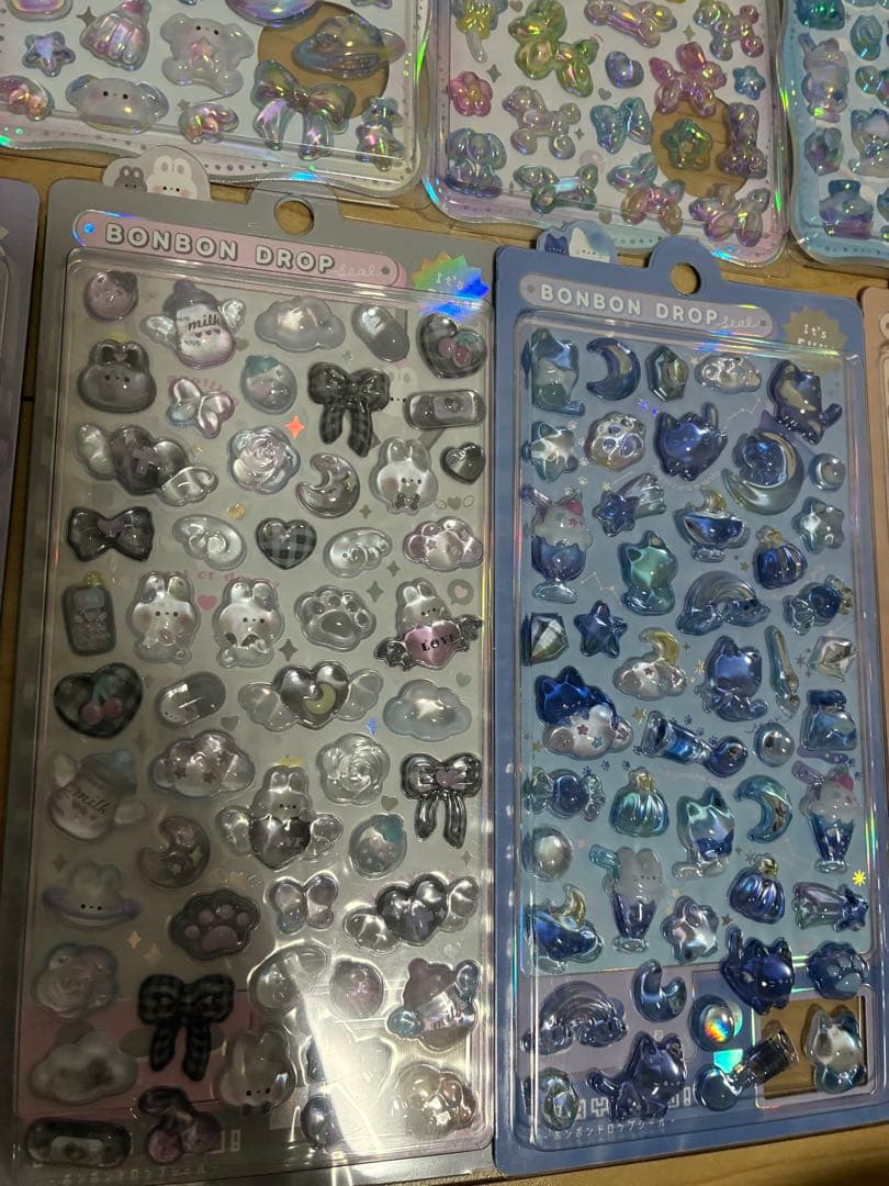 【本日限定価格】ボンボンドロップシール うるちゅるポップシールまとめ売り30枚