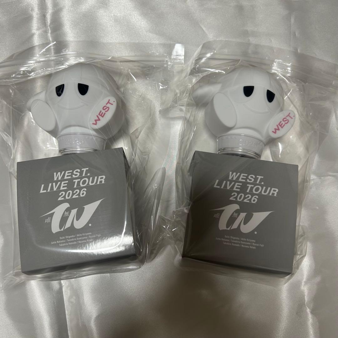 ペンライト2個　WEST. 唯一無二