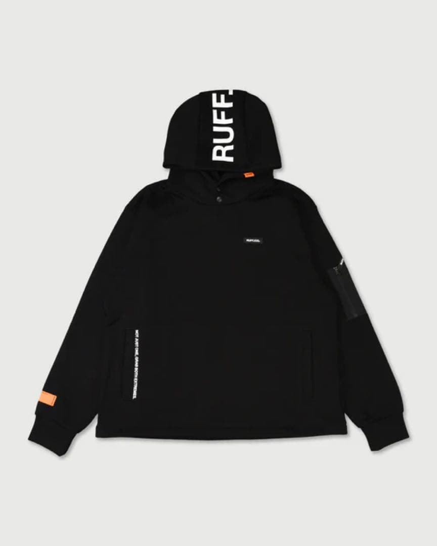 完売品★RUFFLOGラフロッグ★フード付きプルオーバーパーカー