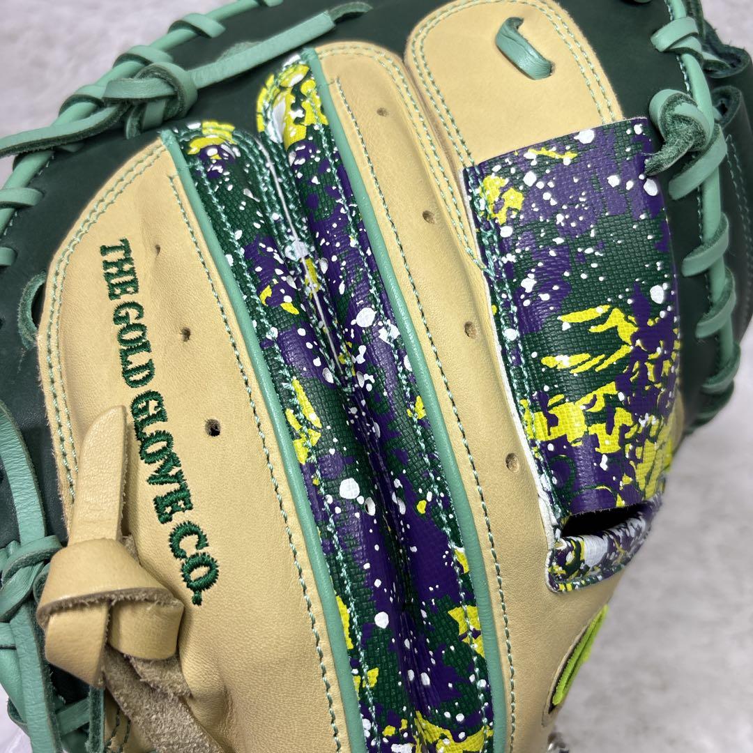 ローリングス　軟式用　キャッチャーミット　一般　野球　33インチ　グリーン