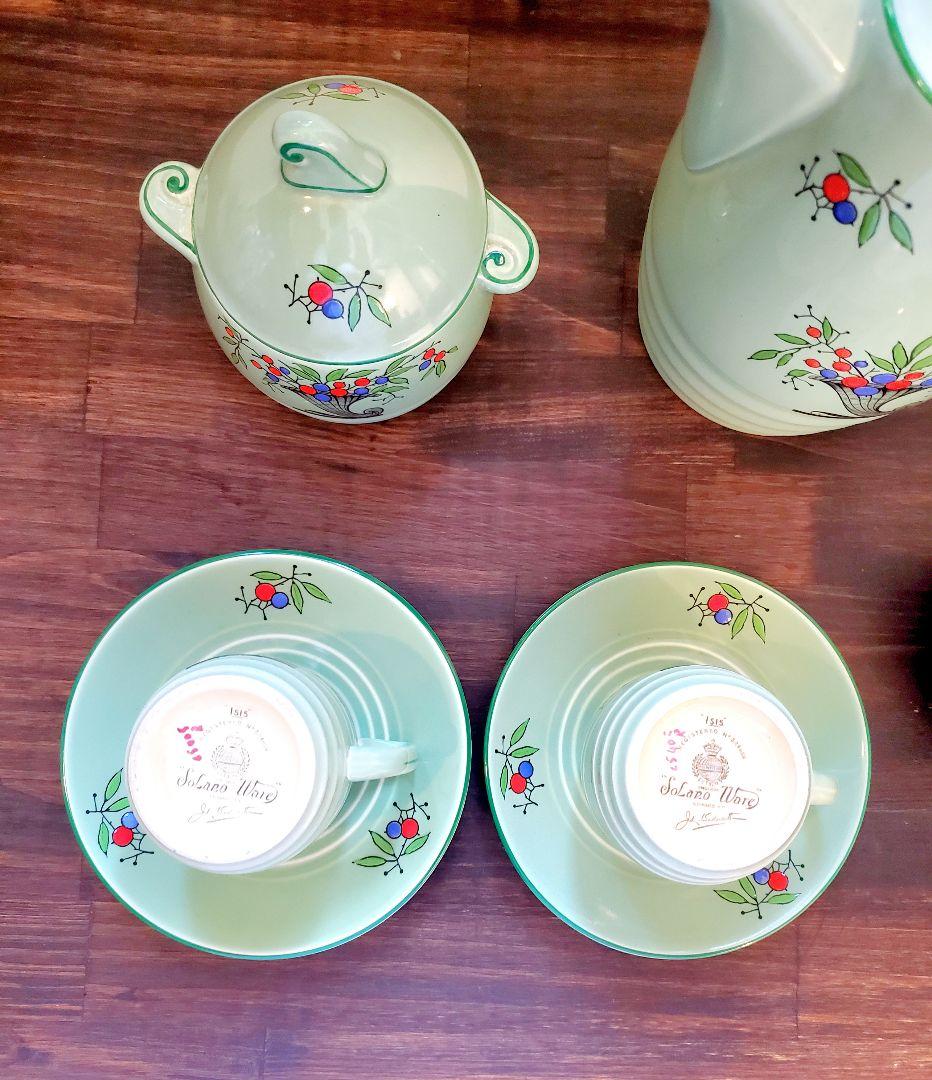 【美品】【ヴィンテージ】オールド ミントン コーヒー & ティーセット