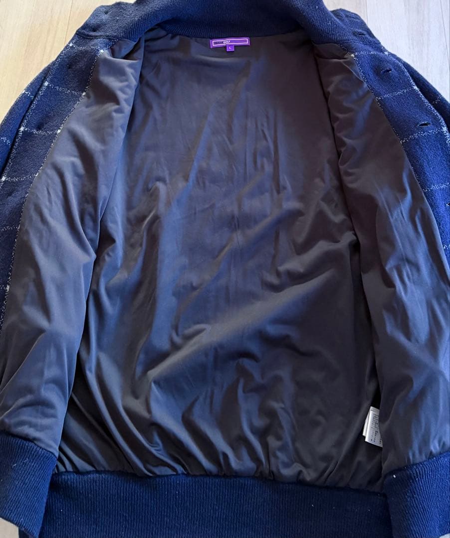 BEAMS GOLF ビームスゴルフ　防風ニットブルゾン サイズL