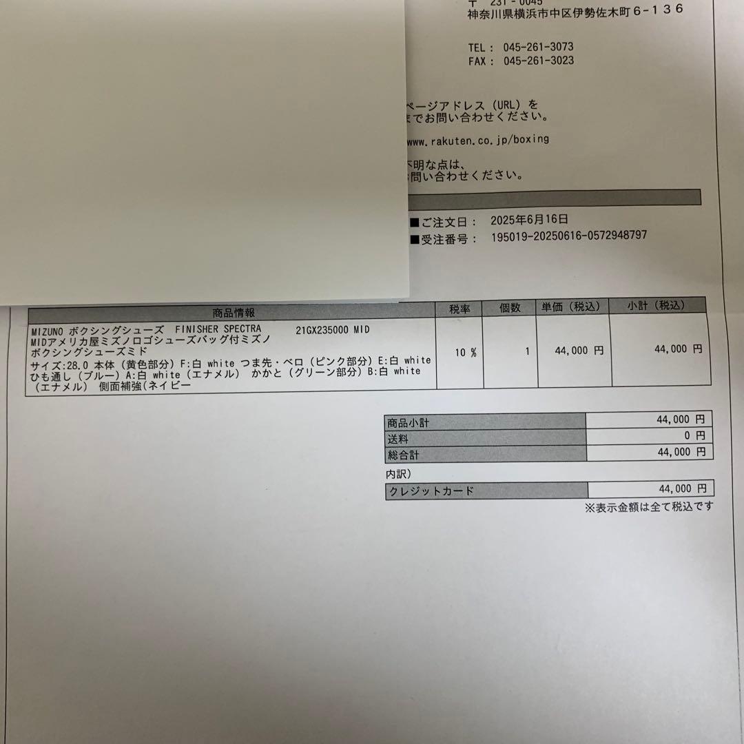 MIZUNO ボクシングシューズ FINISHER 白28.0cm