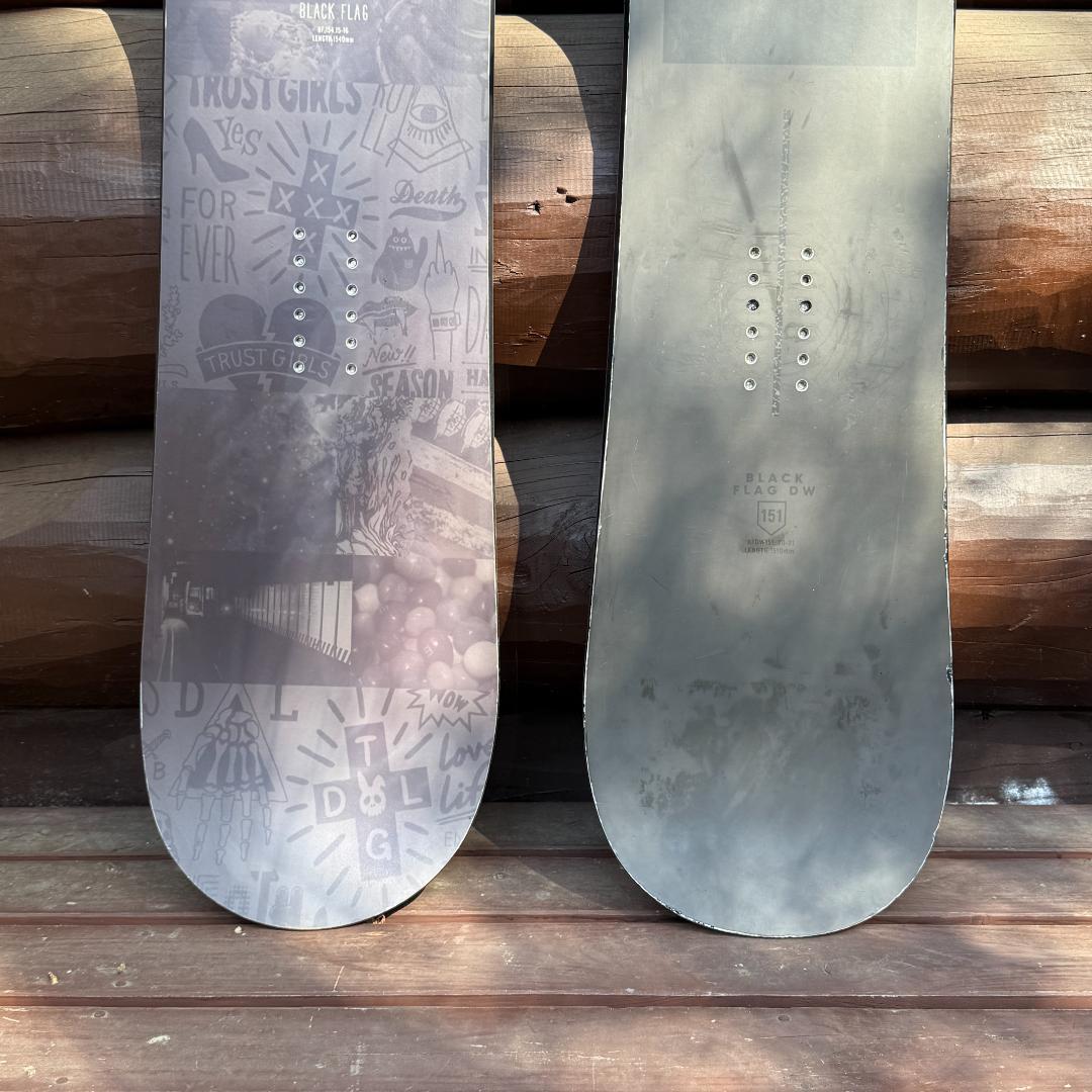 【2本セット】DEATH LABEL BLACK FLAG ブラックフラッグ