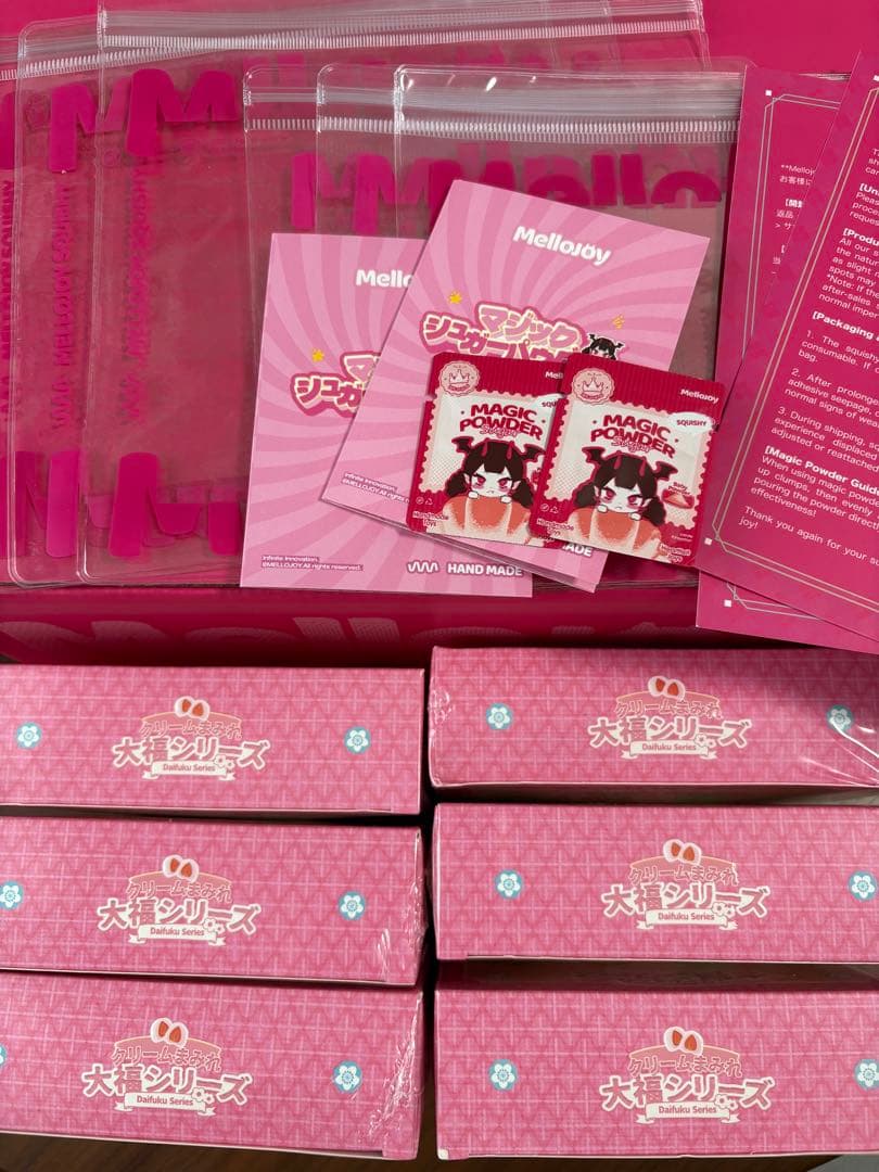 mellojoy 大福 未開封 6個セット ピンク箱発送　メロジョイ　スクイーズ