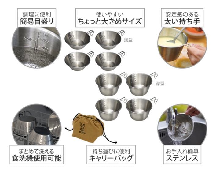 【新品未使用】dod ウサシェラノカゾク シェラカップ