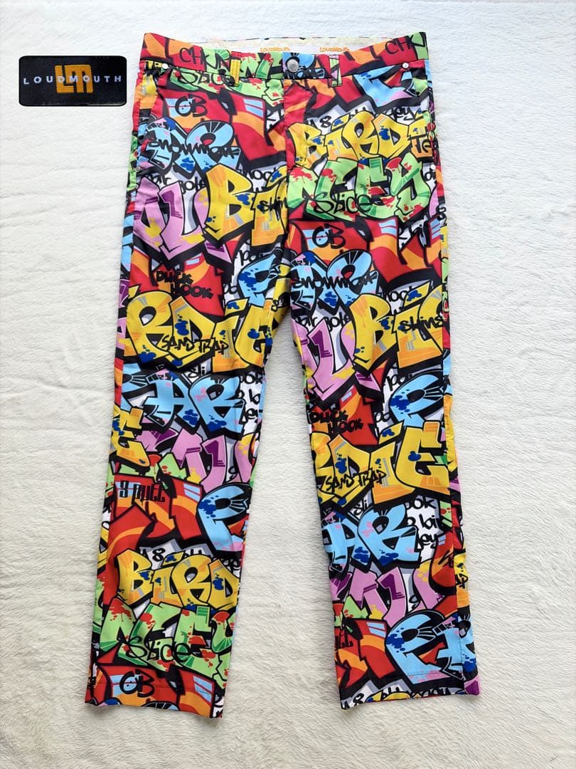 LOUDMOUTH GOLF スラックス パンツ　XL
