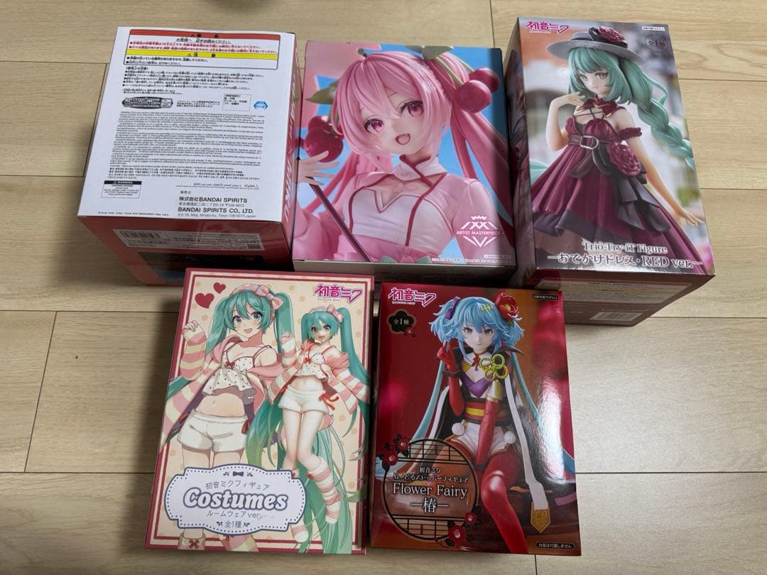 初音ミク フィギュア 4点セット　Costumes ルームウェアver.