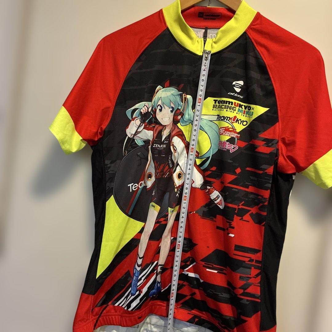 Team UKYO初音ミク サイクルジャージ2XLレーシングミク2020管理c5