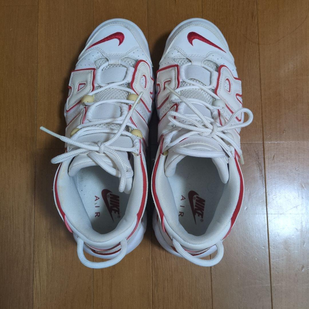Nike Air More Uptempo ホワイト/レッド　27cm
