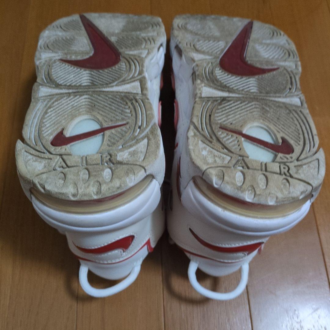 Nike Air More Uptempo ホワイト/レッド　27cm