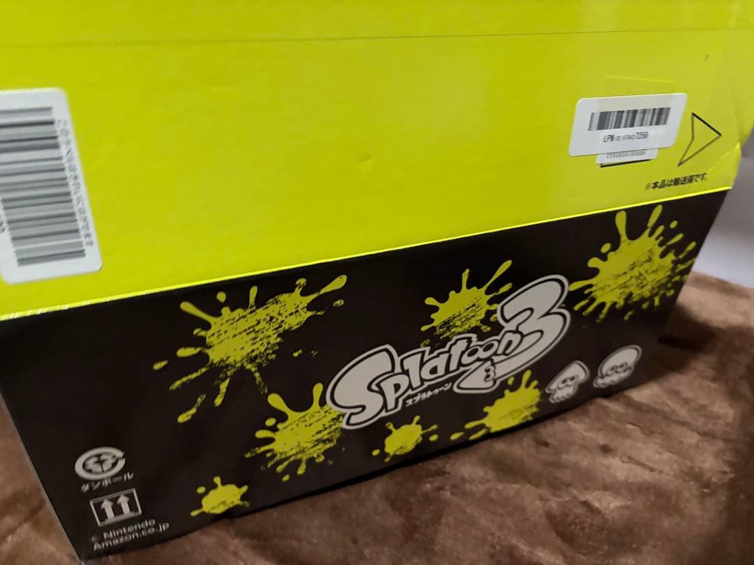 スプラトゥーンamiiboトリプルセットタコボーイタコタコガール　輸送箱