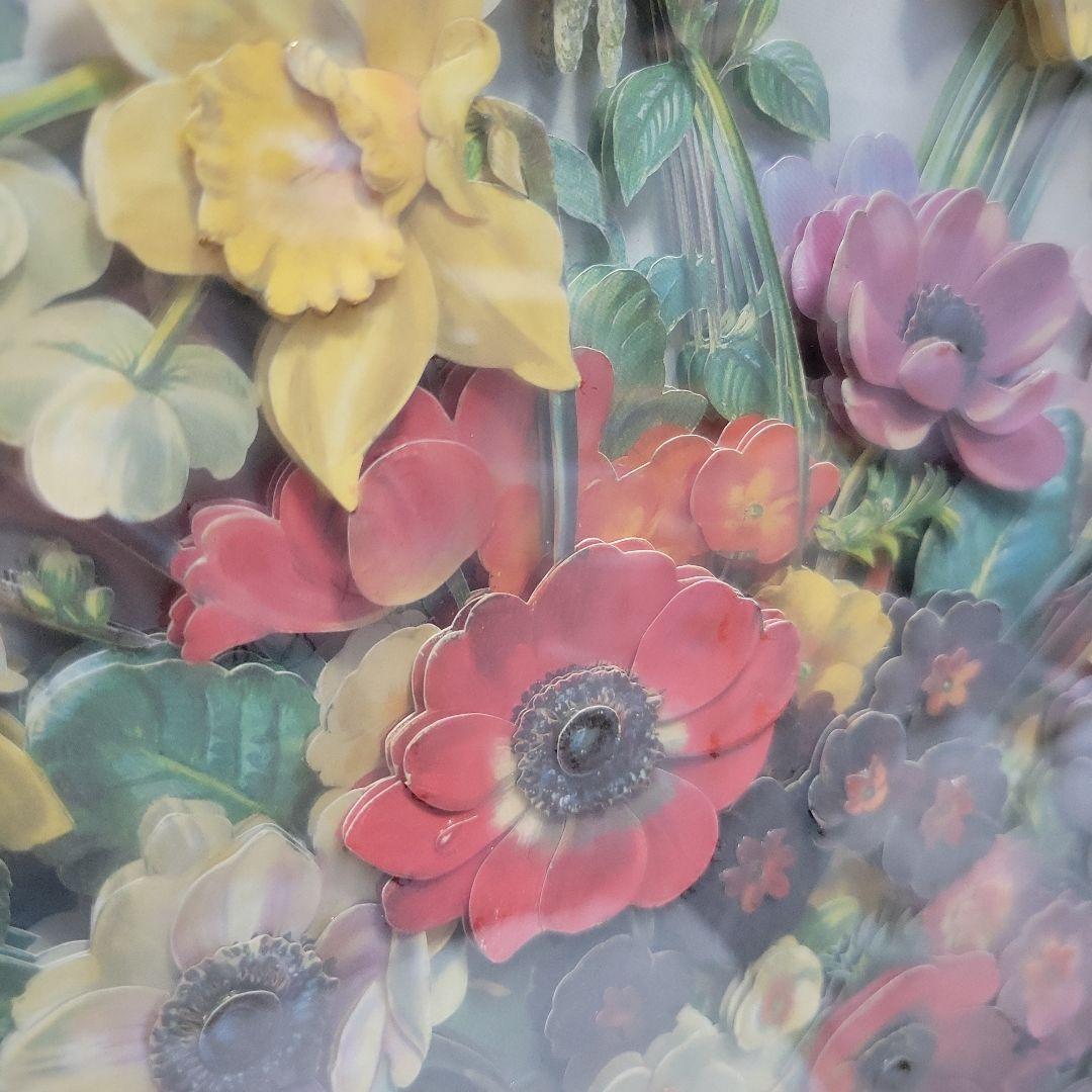 英国製 Asmara RCAM4677 シャドーボックス 花 額装 3Dアート