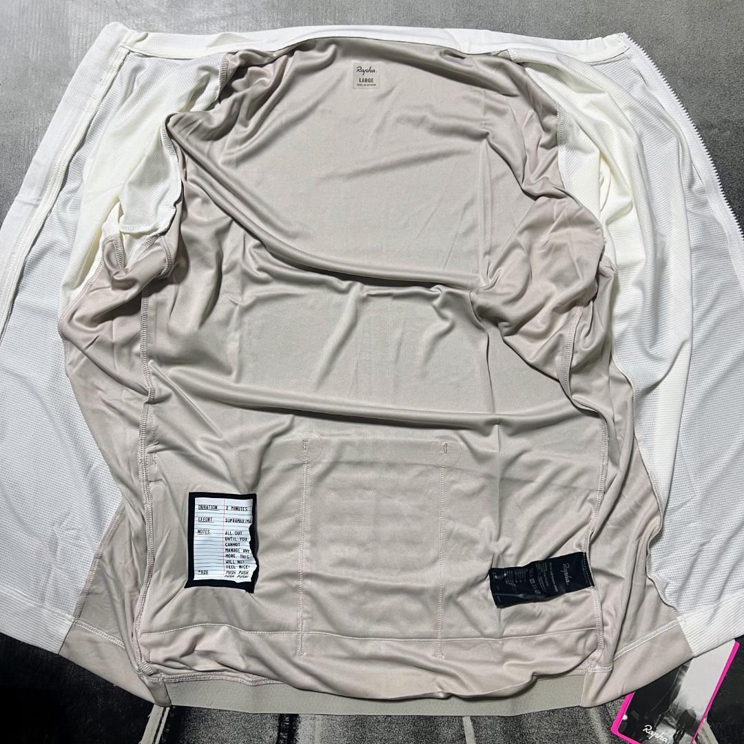 新品 Rapha メンズ プロチーム トレーニング ジャージ Lサイズ ホワイト