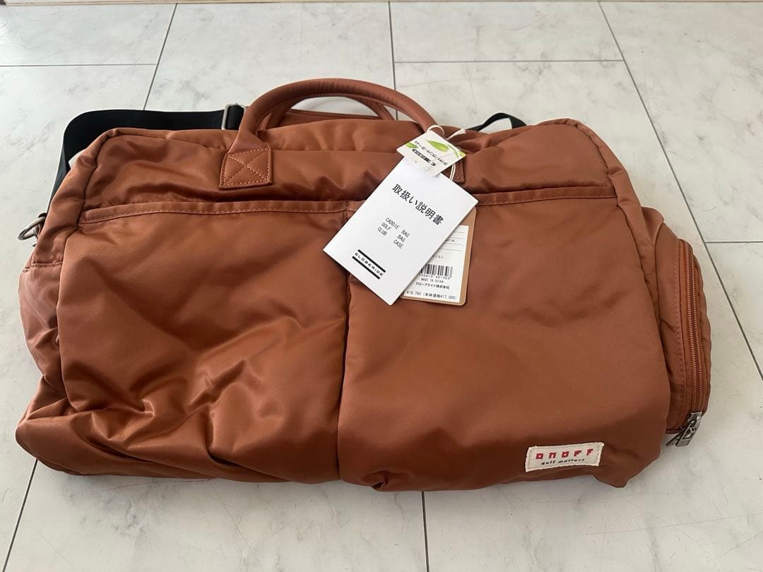 新品　タグ付　ONOFF オノフ　ゴルフバック　ボストンバック　キャリー