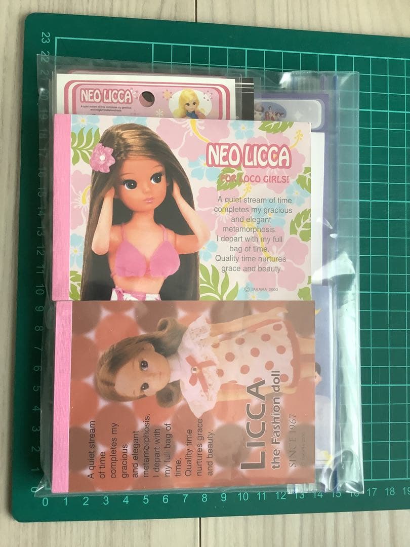 平成レトロ　Licca リカちゃん　ネオリカ　メモ帳　ステッカー レターセット