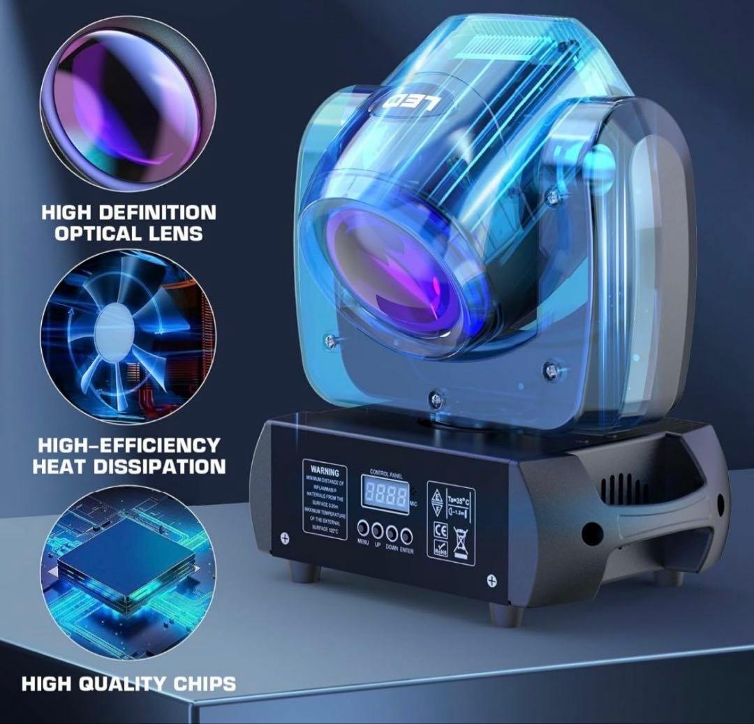 100W ムービングヘッドライト LED 回転DJ ライト