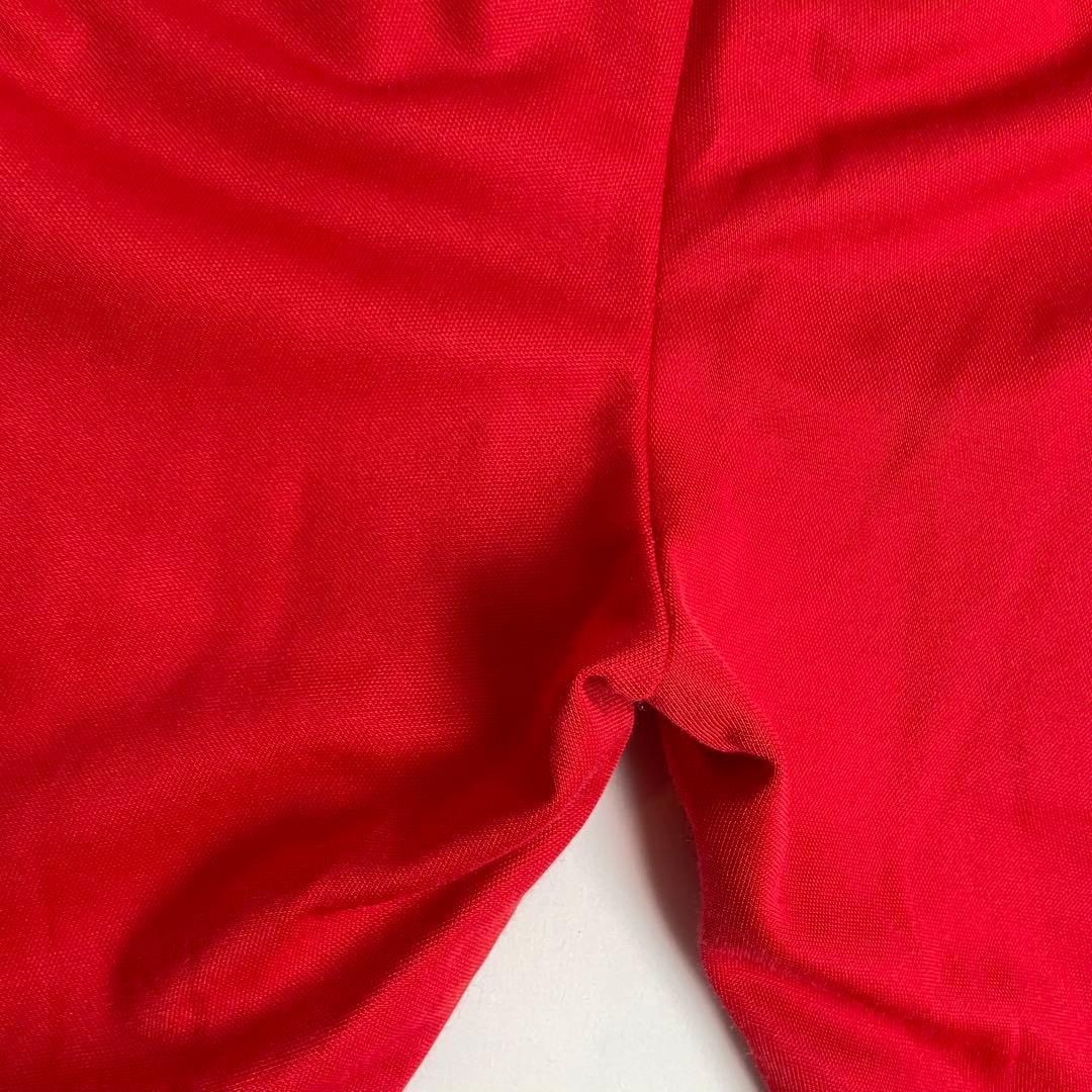 アディダス ジャージ パンツ M 赤 ドイツ製 復刻 adidas 3本ライン