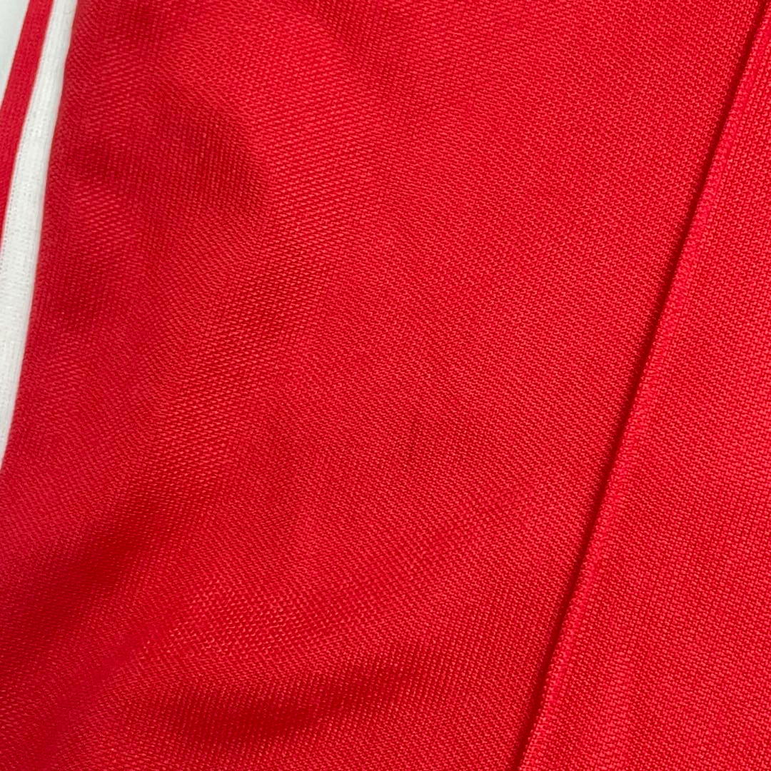 アディダス ジャージ パンツ M 赤 ドイツ製 復刻 adidas 3本ライン