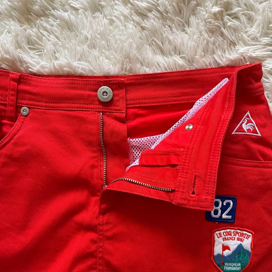le coq sportif GOLF レディース ゴルフ スカート 赤 9