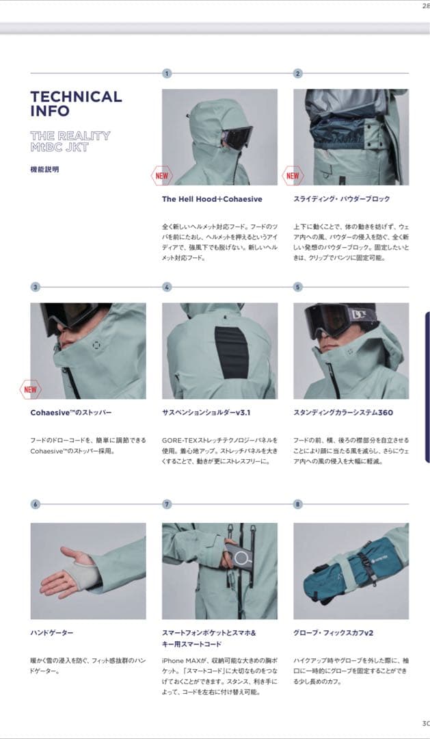 【新品】REW REALITY MtBCジャケット＆ビブパンツ GORE-TEX