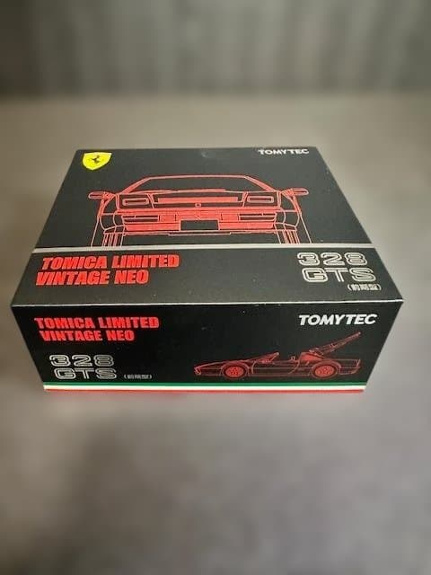【未使用・TOMYTEC】フェラーリ 328 GTS（前期型）（赤）
