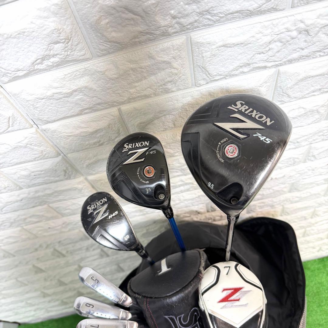 ゴルフセット　豪華　SRIXON Z ラウンド仕様　飛距離抜群　メンズ　すぐ使用