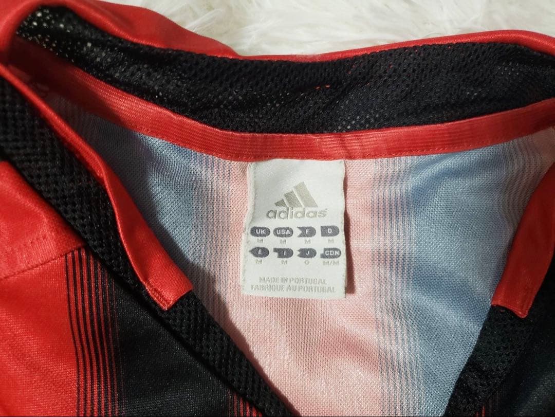 00s adidas ACミラン 半袖ゲームシャツ ユニフォーム 04/05