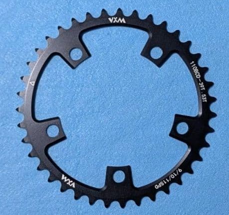 VXM PCD 110mm 5ボルト ダブル用 チェーンリング 53T/39T