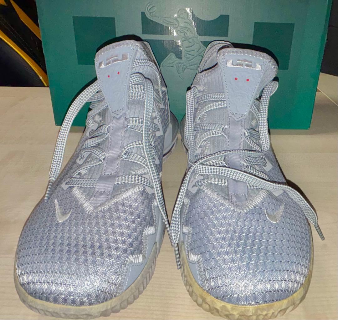 【未使用】NIKE LEBRON XVI LOW グレー 28cm